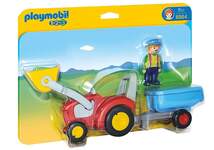 Produktbild PLAYMOBIL® 6964 Traktor mit Anhänger