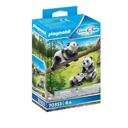 PLAYMOBIL® 70353 Family Fun 2 Pandas mit Baby - 0