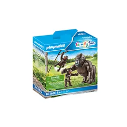 PLAYMOBIL® 70360 Family Fun Gorilla mit Babys - 0