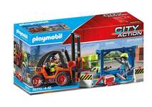 Produktbild PLAYMOBIL® 70772 City Action Gabelstapler mit Fracht