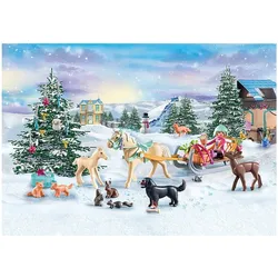 PLAYMOBIL® 71345 Adventskalender Pferde: Weihnachtliche Schlittenfahrt - 2