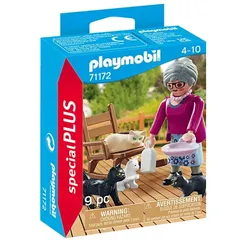 Produktbild PLAYMOBIL® 71172 special PLUS - Oma mit Katzen