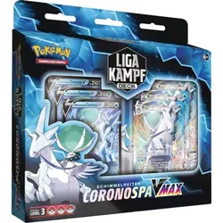 Pokemon Liga-Kampfdeck Schimmelreiter oder Rappenreiter-Coronospa-VMAX, 1 Packung, sortiert - 0