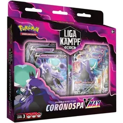 Pokemon Liga-Kampfdeck Schimmelreiter oder Rappenreiter-Coronospa-VMAX, 1 Packung, sortiert - 1
