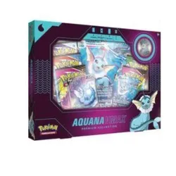 Produktbild Pokemon Premium-Kollektion Aquana-VMAX, Blitza-VMAX und Flamara-VMAX, 1 Packung, 3-fach sortiert