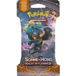Produktbild Pokemon Sonne & Mond - Nacht in Flammen Booster, 1 Stück