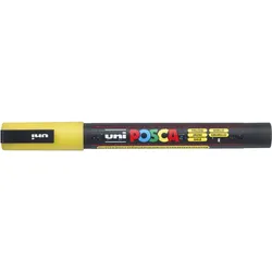 Produktbild Posca Marker UNI POSCA PC-3M Glitter gelb