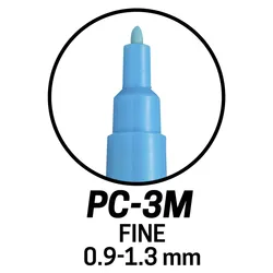 Posca Marker UNI POSCA PC-3M schwarz - 4