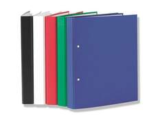 Produktbild Primus Ringbücher DIN A5, 2-Ring, 5 Stück je 1x in rot, blau, schwarz, weiß und grün