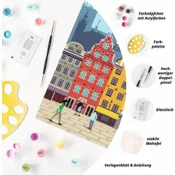 Ravensburger CreArt Colorful Stockholm - Malen nach Zahlen für Erwachsene - 5