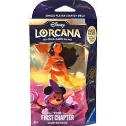 Produktbild Ravensburger Disney Lorcana: Das Erste Kapitel - Starter Deck Bernstein und Amethyst (Englisch)