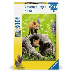Ravensburger Kinderpuzzle-Freche Füchse, 300 Teile - 0