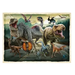 Ravensburger Kinderpuzzle-Jurassic World, 200 Teile - 1