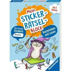 Produktbild Ravensburger Mein Stickerrätselblock: Buchstaben und Lesen