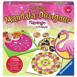 Produktbild Ravensburger Midi Mandala-Designer Tropical Flamingo & Friends