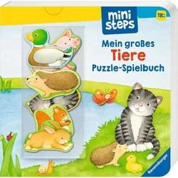 Produktbild Ravensburger ministeps: Mein großes Tiere Puzzle-Spielbuch