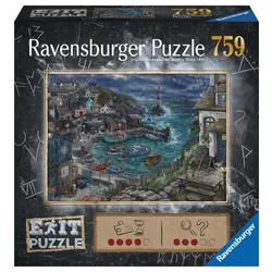 Ravensburger Exit Puzzle - Das Fischerdorf, 759 Teile - 0