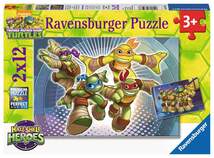 Produktbild Ravensburger Puzzle Half Shell Heroes 2x12 Teile
