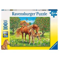Ravensburger Puzzle Pferdeglück, 100 XXL Teile - 0