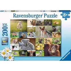 Produktbild Ravensburger XXL Puzzle - Süße Tierbabys, 200 Teile
