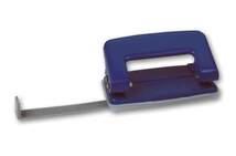 Produktbild Rheita Kompakter Locher mit Anschlagschiene aus Metall, blau