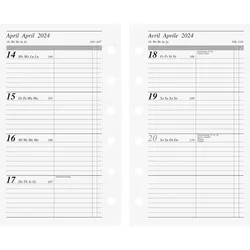 Produktbild rido/idé Wochenkalendarium Zeitplansysteme 2024 Blattgröße 7,6 x 12,7 cm