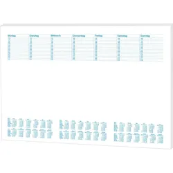 Produktbild RNK Verlag Papier Notiz-Schreibtischunterlage Größe: 48x33cm 30 Blatt