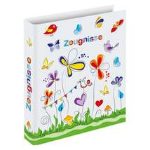 Produktbild RNK Verlag Verlag Zeugnismappe mit Schmetterlinge, DIN A4, incl. 10 Hüllen