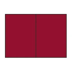 Rössler Coloretti Karten, B6, hd-pl, 225gm², rosso, 5 Stück - 0