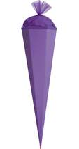 Produktbild Roth Bastelschultüte 85 cm farbig mit Verschluss lila
