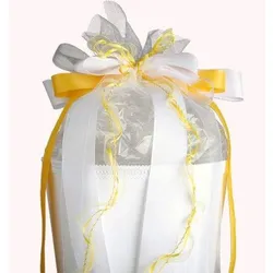 Roth Handgefertigte Schmuckschleife für Zuckertüten, White Magic 50 cm - 0