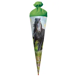 Produktbild Roth Schultüte Power Horse mit Filzverschluss, 70 cm, rund