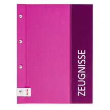 Produktbild Roth Zeugnismappe Spectrum mit Buchschrauben, A4, 12 Einlagen, Pink
