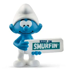 Produktbild Schleich® 20843 Smurfs - Schlumpf Smurfin Schild