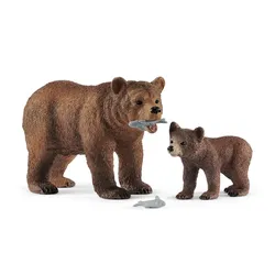 Produktbild Schleich® 42473 Wild LIfe GrizzlybärMutter mit Jungem