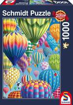 Schmidt Spiele Puzzle - Bunte Ballone im Himmel, 1000 Teile - 0