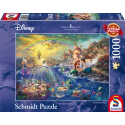 Schmidt Spiele Puzzle - Disney Kleine Meerjungfrau Arielle von T. Kinkade - 1