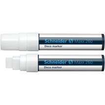 Produktbild Schneider Kreidemarker Maxx 260 mit extrabreiter Keilspitze, weiss, 2-15mm