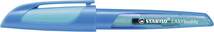 Produktbild Schulfüller mit Linkshänder-Feder L - STABILO EASYbuddy in dunkelblau/hellblau - Schreibfarbe blau (löschbar) - Einzelstift - inklusive Patrone