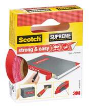 Produktbild Scotch® SUPREME Gewebeband 19 mm x 3 m, rot, 1 Rolle
