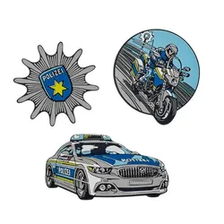 Scout Schulranzen-Set Alpha DIN Blue Police, 4-teilig - 10