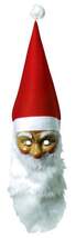 Produktbild Sigro Kunststoff Nikolaus-Maske mit Mütze & Plüschbart