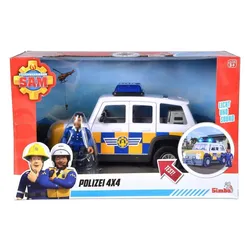 Produktbild Simba Feuerwehrmann Sam Polizeiauto 4x4 mit Figur