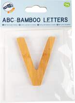 small foot ABC Buchstaben Bambus V - 0