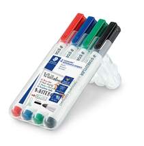 Produktbild STAEDTLER® 341 WP4 Lumocolor whiteboardmarker compact, 4 Stück
