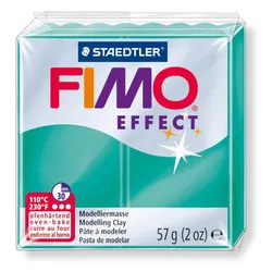 Produktbild STAEDTLER® FIMO® effect Normalblock, 57 g, grün transluzent