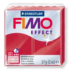 Produktbild STAEDTLER® FIMO® effect Normalblock, 57 g, rubinrot metallic