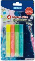 Produktbild Stylex Glitter Glue Glow in the Dark, 4 Tuben á 10 g