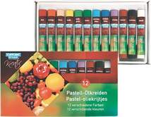 Produktbild Stylex Pastell Ölkreide, 36 Stangen in 12 verschiedenen Farben