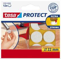 tesa Filzgleiter Protect Durchmesser 22mm rund weiß - 0